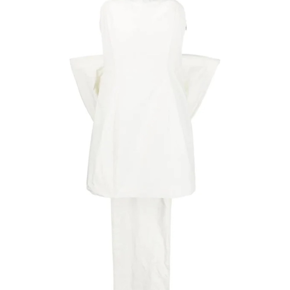 Rotate BOW-EMBELLISHED STRAPLESS MINIDRESS - Picture 6 of 16